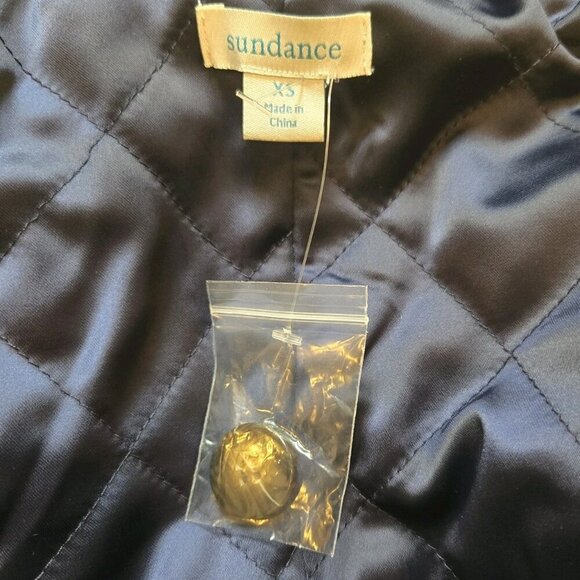 Sundance Womens Coat XS Red Blue Plaid Wool Blend Jacket Faux Fur Greta Lined XS - Picture 7 of 10